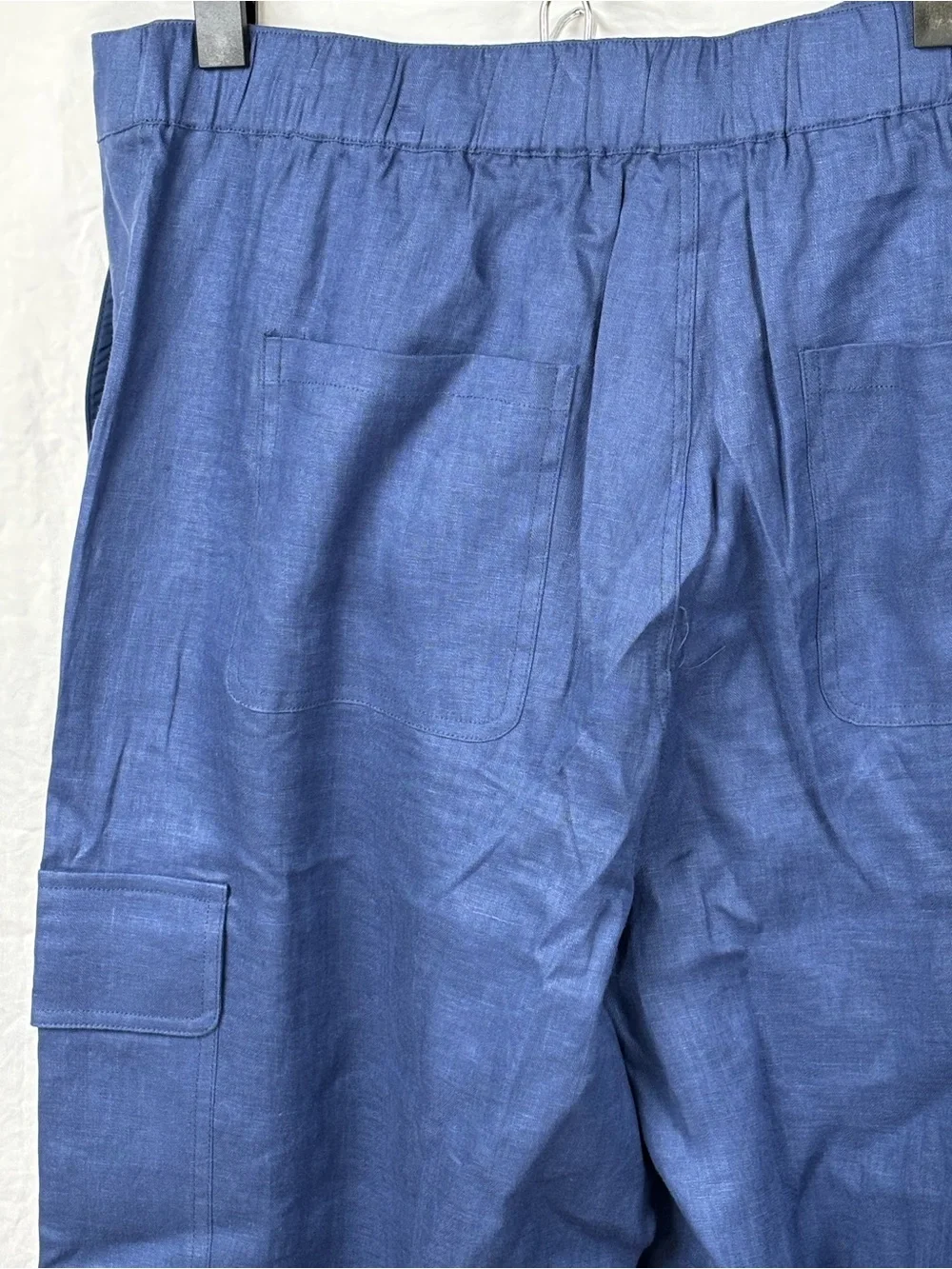 NWT Lintico women’s XL  Blue Cargo Pants - Classic lightweight Style